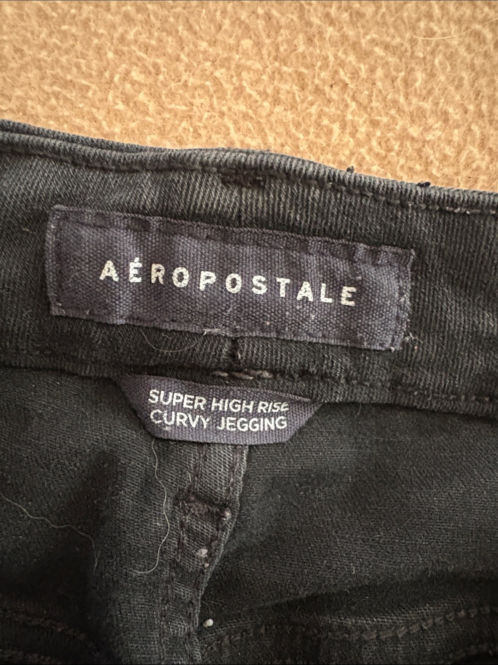 Aeropostale Black Ripped Straight Leg Jeans - Picture 2 of 4